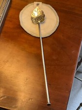 Antique/Vintage Solid Sterling Silver Leaf Cocktail Drink Mix Spoon c1950's Bar