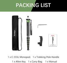 Camera Stand Monopod  Walking Stick Monopods for Cameras Carbon Fiber Portabl...