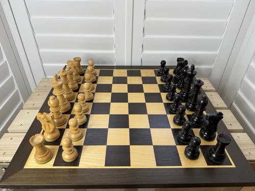 Vintage chess set - vintage,
