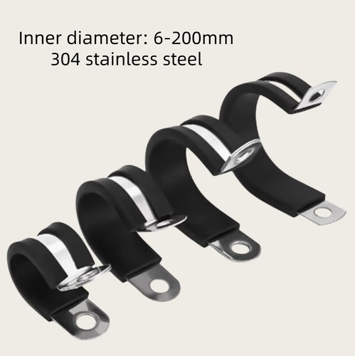 Rubber lined clips cable - lined, p