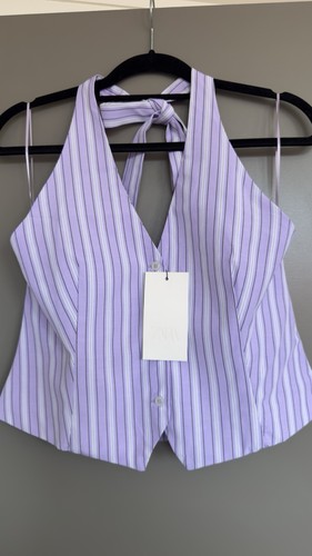 Zara women lilac - women’s, striped