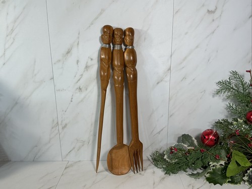 African hand carved wood - african,