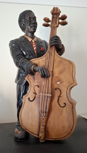 Blue jazz musician resin - musician,,