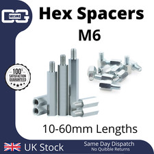 Hex Spacer Standoff Mount Fixing | PCB |  Metric |  Bolts | M6