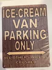 Ice-Cream Van Parking metal
