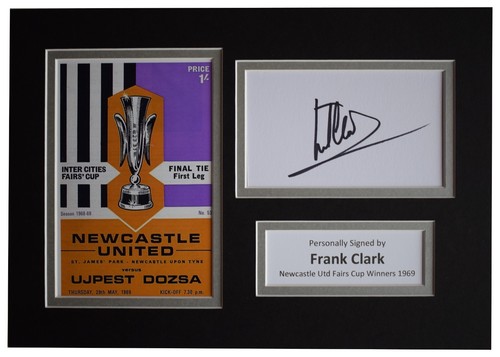 Frank clark signed autograph - frank,