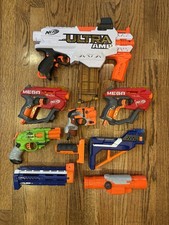 Nerf Gun Lot With One Battery