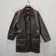 Barbour Vintage A400 Northumbria Wax Country Green Coat Waterproof Jacket C 36 #