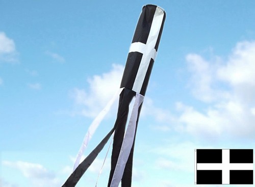Cornish flag windsock 60inches - windsock,