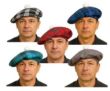 Adults Tartan Tam O'Shanter