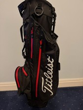 Titleist 4 Up Sta Dry Stand Bag Black/Red