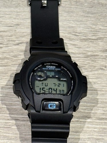 Casio shock dw6900 black - g-shock,