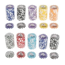 Pack of 100 Striped Poker