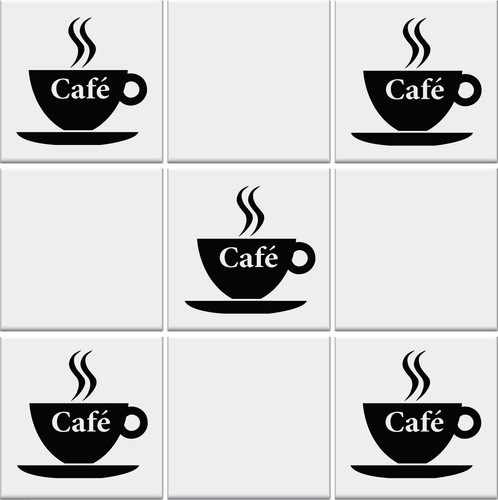 Kitchen tile stickers coffee - kitchen,