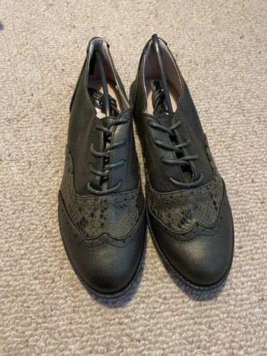 Women army green - , brogue