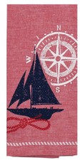 Nautique Sailboat Tea Towel