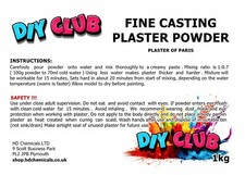 Fine Casting Plaster Powder