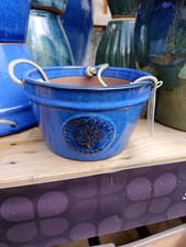 Blue Hanging Ceramic Glazed
