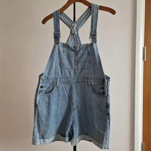 Denim dungarees shorts light - dungarees,
