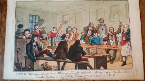 1821 regency engraving real - 1821,