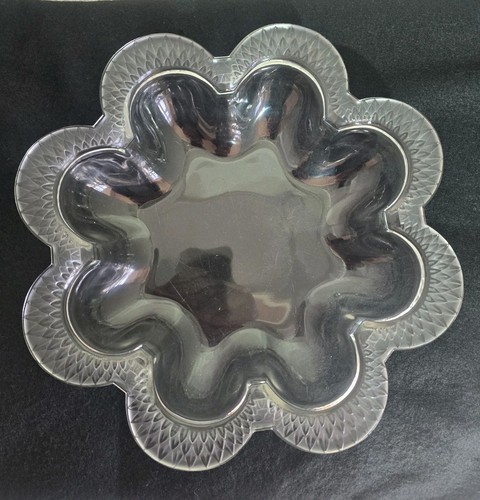 Antique moulded glass - , bowl