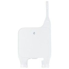 UFO Suzuki RM 125 250 1989 - 1995 Inverted Fork White Front Number Plate MX UFO