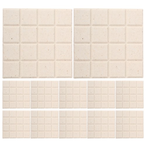 Square base ceramic coral - square, frag