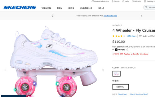 Sketchers girl pink roller - sketchers,