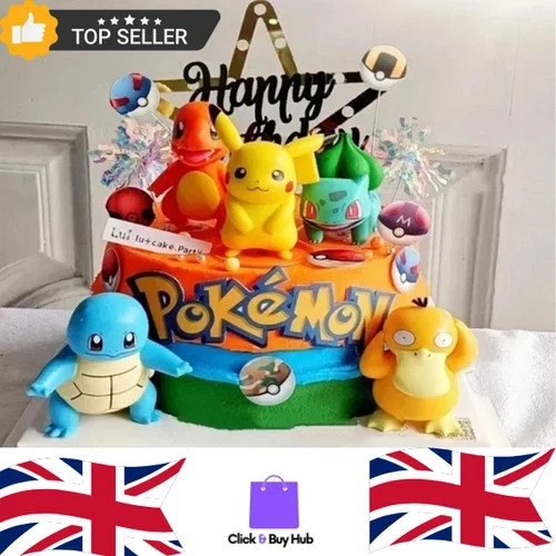 Pcs set pokemon cake - pokemon,