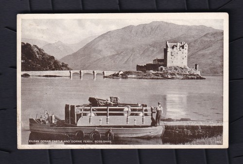 Printed postcard eilean donan - printed,
