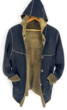 Vintage Black Suede Moss Green