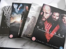 VIKINGS SEASON SERIES 4 FOURTH COMPLETE DVD 6 DISCS CERT 18 PAL R 2 20 EPISODES