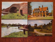 4 Coloured Postcards from