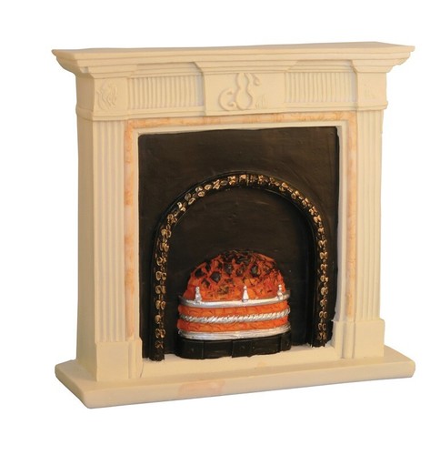 Dolls house fireplace resin - dolls,