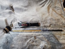 Wilson Staff 4 Hybrid (22), Alien Driving Iron (16), Bazooka 5 Wood (19.5)