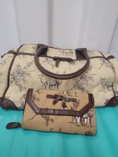 stag print Bag And Matching