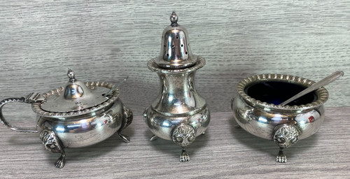 Silver plated pepper - pepper, mustard