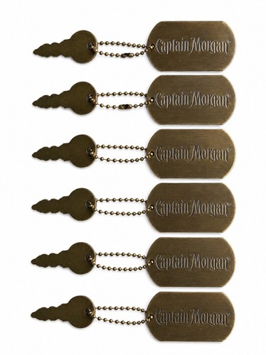 Captain morgan rum keyring - rum,
