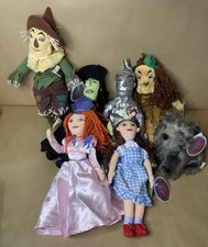 7 x The Wizard of Oz Cuddle Factory Soft Bean Plush Toys Glinda Lion Witch Tags