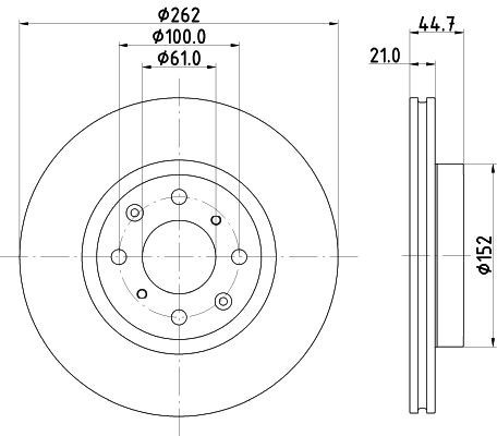 Mintex mdc3036c front brake - mintex,