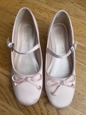 Monsoon Pink Satin Bow Heel