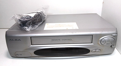 Alba vcr6001sil vhs vcr video - alba,