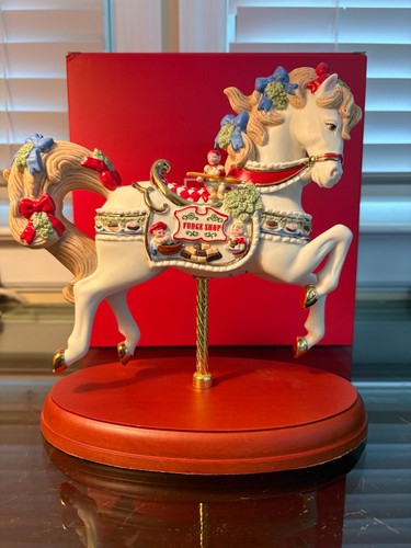 2018 christmas carousel horse - 2018,