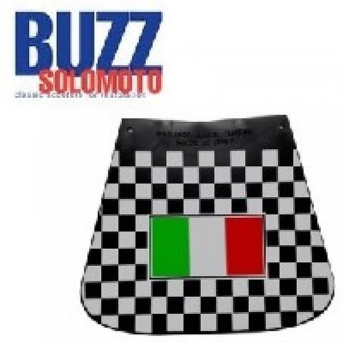 Vespa lambretta mudflap black - vespa,