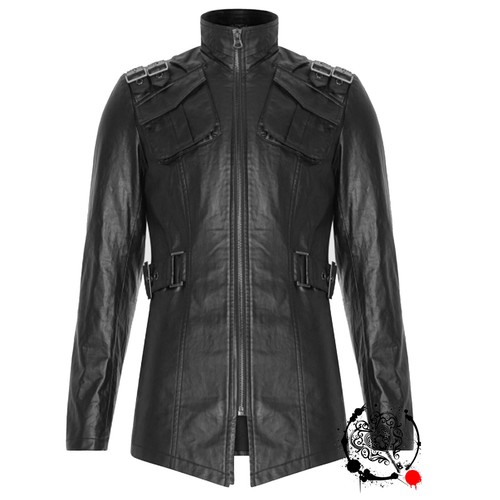 Men black gothic jacket - gothic,