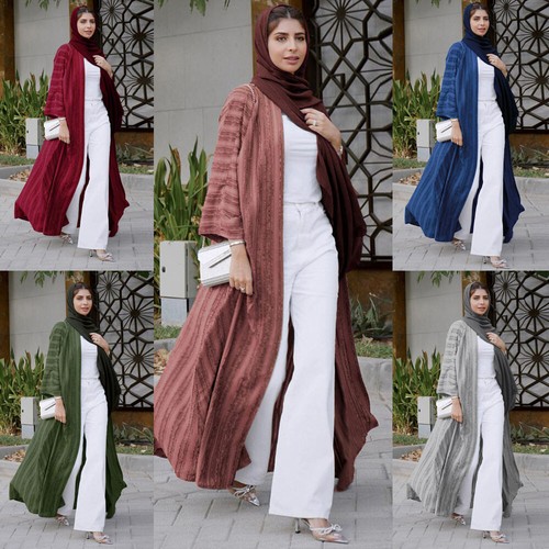 Abaya muslim kimono - open, women