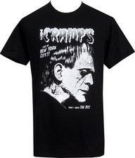The Cramps Men's Psychobilly T-Shirt Frankenstein Horror Gig Poster Punk