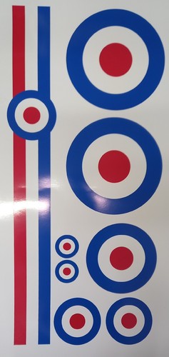 Mod target panel set - target, lambretta