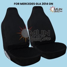 Fits Mercedes Gla 2014 ON-Black Heavy Duty 100% Waterproof Car Seat Covers 1+1