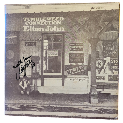 Elton john signed - elton, lp